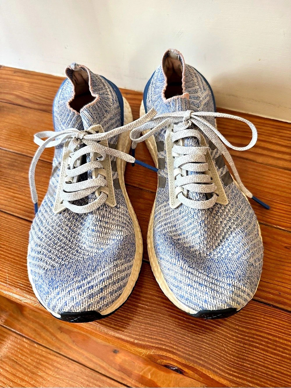 Adidas Womens Ultra Boost X BB6155 Grey Blue Running
Shoes Lace Up
